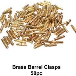 crafts haveli Brass Barrel Clasps 50pc-picture-6