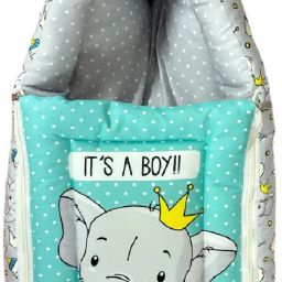 3 in 1 Sleeping Bag & Carry Nest, Cotton Baby Bedding for New Born & Infant Sleeping Bag-image-29