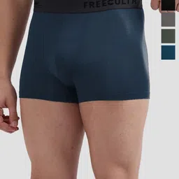 FREECULTR Pack Of 5 Anti Bacterial Micromodal Trunks FCP-XT-T-MB-PB-POB-SEG-SG-S-13