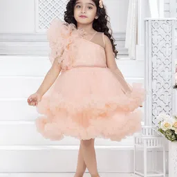 Ministitch Girls Net Fit & Flare Dress-image-67