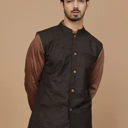 TJORI Corduroy Nehru Jackets-45