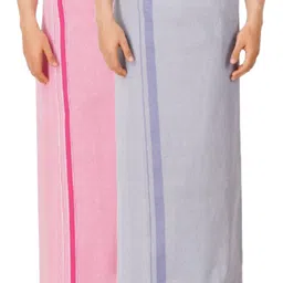 Ethazh Men Set of 2 Dhotis-image-88