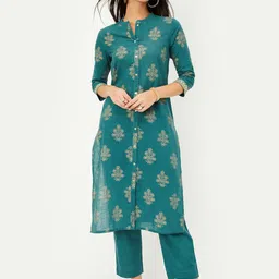 Max Women Floral Printed Kurta with Trousers-picture-53