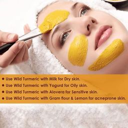 FLORECER Kasturi Haldi For Tan Removal- 100g image 2