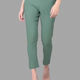 Comfort Lady Women Solid Mid-Rise Casual Regular Trouser-picture-42