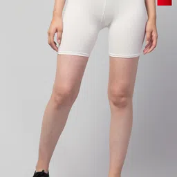 Attire Zone Women 2 Pack of Skinny Fit Low-Rise Cycling Sports Shorts-image-1