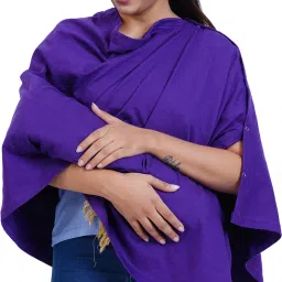 Mothers Breast Feeding Nursing Shawl Purple Cotton Outdoor 360 UV protection Feeding Cloak-image-28
