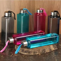 Square Fridge Water Bottle set for School, Collage, Office, Kitchen Bottle 6pcs 800 ml Bottle-14