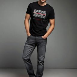 Moda Rapido Men Black Cotton Printed Regular Fit Tshirts-picture-10