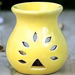 INDIAN ROYALS Yellow Ceramic Aroma OilDiffuser-image-37