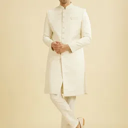 Manyavar Men Stone Work Sherwani Sherwani Set-image-32