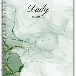 Daily Planner Minimalist Schedule your Day Journal A5 Planner Unruled 140 Pages-14