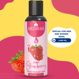 Lubricant For Men & Women Strawberry Flavour infuses a fruity delight Strawberry Lubricant-64