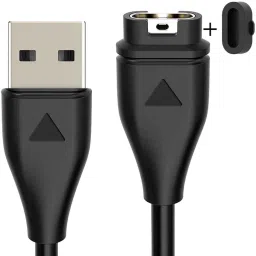Ancestors Charger for Garmin Fenix 6, 6S, 6X Pro Charging USB Cable With Dust Plug Charging Pad-22