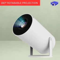 Guggu Mini HD Projector for Home 4KSupport With Built-in App Netflix/Prime/YouTubeJ246 (4500 lm / 1 Speaker / Wireless / Remote Controller) Portable Projector-image-90