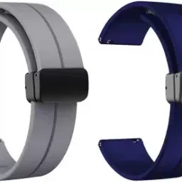 TooHype 22MM Soft Silicon Pack of 2 Smart Watch Strap with Magnetic Buckle for NOICEFIT ICON 2 / EVOLVE 3 / CALIBER 2 BUZZ / BOATT WAVE CALL / WAVE LITE / PRIMIA TALK / ULTIMA CALL MAX / LUNAR FIT / BOLT ROVER PRO / COSMIC R / STRIKER PRO / FIRBOLTT TALK PRO / INVINCIBLE PLUS / PHOENIX PRO / COBRA / APOLLO 2 / HUNTER / SUPERNOVA Smart Watch Strap Smart Watch Strap-picture-17