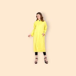 Solid Women Raincoat-image-145