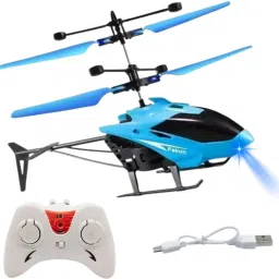 Remote control Helicopter toy with dual mode lighting & charging cable for kids-34