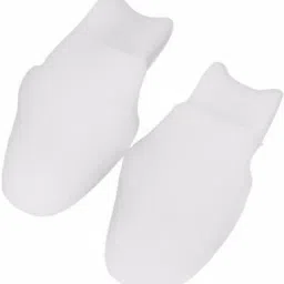Small Soft Silica Gel White Foot Protector 2 Pieces Toe Separator-image-29