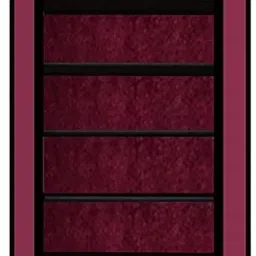 Home Utility Portable Space Saving 6 Layer Metal Shoe Rack Organizer Stand PP Collapsible Wardrobe-0