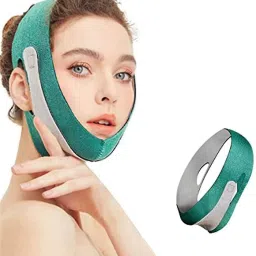 Face Slimming Strap,Chin Up Patch Double Chin Reducer Strap Face Lifting Belt Face Shaping Mask-11