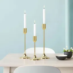 3 Arm Candle Stand for Dinner Table & Church Altar| Best For Home Decor Candle-image-40