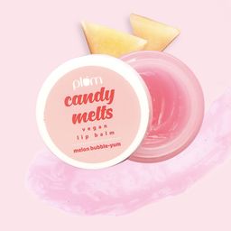 Plum Candy Melts Lip Balm With Cocoa Butter For Dry & Chapped Lips 12g - Melon Bubble Yum-28