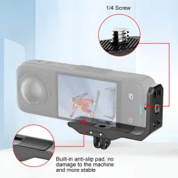 ELFOG Horizontal Frame Mount Suitable for Insta360 X4 Horizontal Frame Mount Suitable for Insta360 X4 Camera Rig image 3