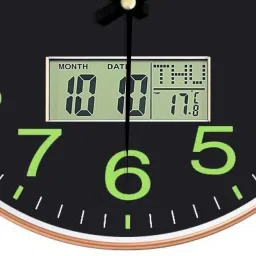 ashandroh Analog-Digital 32 cm X 32 cm Wall Clock image 3