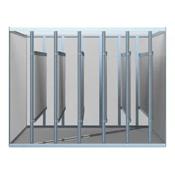 Kuber Industries Grey 3 Pieces 7 Grids Cloth Wardrobe Drawer Organisers image 2