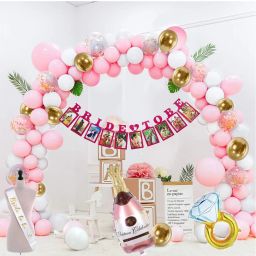 Bride to Be Decoration combo for Bride Bachelorette Party Decoration with Pink-image-56