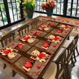 Rectangular Pack of 6 Table Placemat-image-1