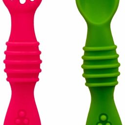 SILICA -The Trainer Silicon Weaning Feeding Spoon Set- Pack of 2 - Silicon-13