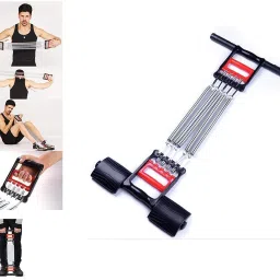 zvonko 3 in 1 Multi Usage 5 Detachable Chest Pull Spring for Men Inbuilt Hand Gripper Ab Exerciser image 2