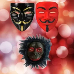 3 special combo pack for men and kids Party Mask-image-31