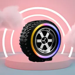 FRONY Tyre (PORTABLE BLUETOOTH DESKTOP SPEAKER) With Crystal Clear SoundA157 10 W Bluetooth Laptop/Desktop Speaker-13
