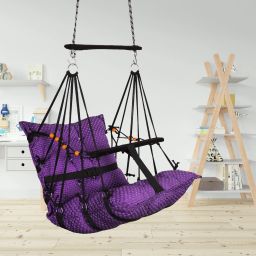 Cotton baby swing for children Kids chair jhula 1-6 Years Folding & Washable Swings-image-59