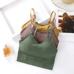 Women Cami Bra Lightly Padded Bra-image-71