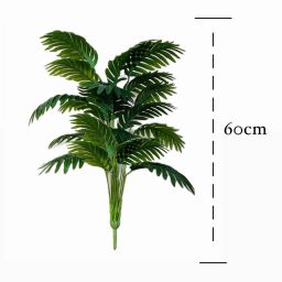 Anandani 18 Leaves Artificial Palm Tree With Apple Pot for Home/Office Decor Artificial Plantwith Pot image 3