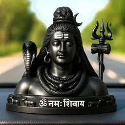 Exclusive Shiv Ji Murti with Damroo Trishul | Car Dashboard Decoration Idol Decorative Showpiece - 9 cm-image-46