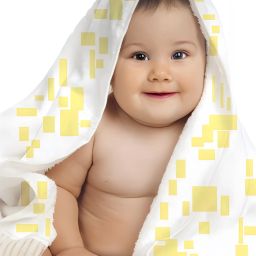 Cute Baby Towel Adhesive Poster Vinyl-image-92