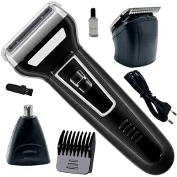ghc 3in1 Waterproof Rechargeable Professional Nose & Fully Waterproof Grooming Kit 120 minRuntime 3 Length Settings-12