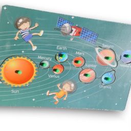 Wooden Solar System Planets Jigsaw Puzzles Montessori Space Education Toys-image-67