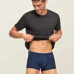 xyxx Pack of 5 Underwear Uno Intellisoft Micro Modal Solid Solid Men Trunk image 4