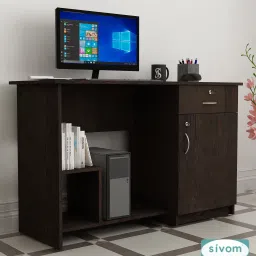 Classy Study/Home Office Engineered Wood Computer Desk-image-25