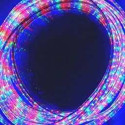 SPARK WORLD Blue & Green Rope Neon LED String Lights image 3