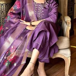 Kurti With Dupatta & Bottomwear-image-52