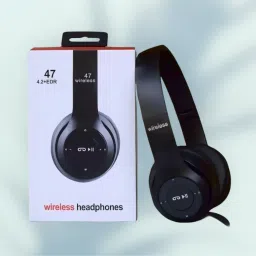 Bluetooth On-Ear Headphones with HD Sound, Foldable Design, and Built-In Mic_RK Bluetooth & Wired Headset-image-76