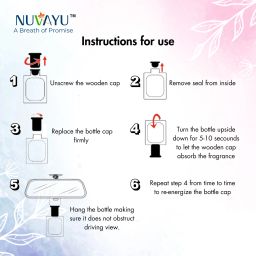 nuvayu Musk Aura, Ocean Touch Car Freshener Diffuser image 5