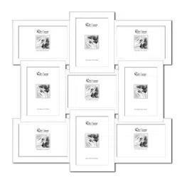 elegant arts and frames Elegant White Synthetic 19 x 19 Inch Collage Photo Frame-picture-34